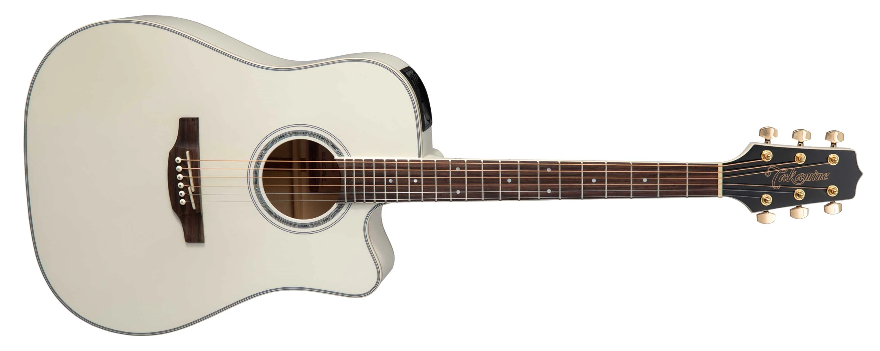 Takamine GD37CE-PW White Pearl